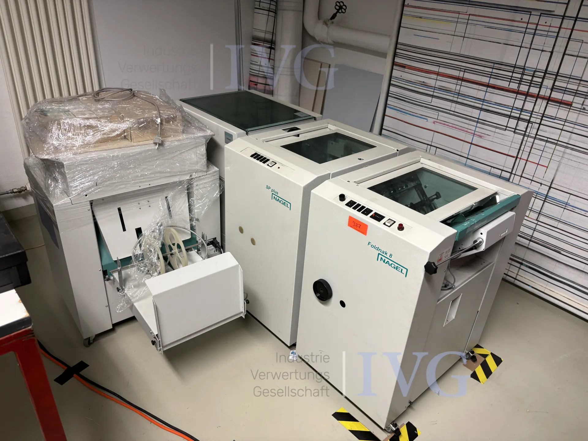Falz- und Heftmaschine NAGEL Foldnak 8